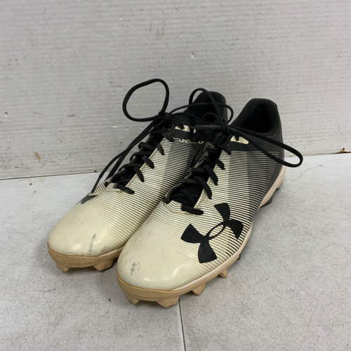 Vist Large View of Product Image Which is Used Under Armour BB/SB Cleats White Senior 13
