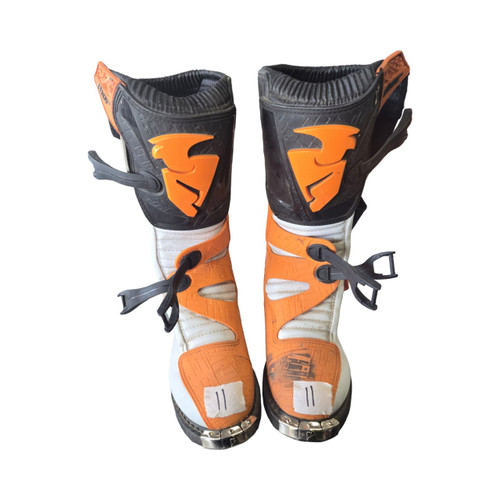 Vist Large View of Product Image Which is Used Thor BLITZ MTX BOOTS SZ11 Mens Boots Orange Senior 11