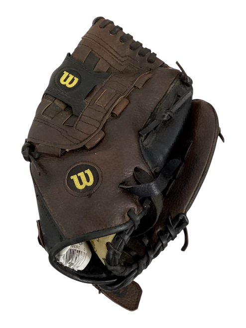 Vist Large View of Product Image Which is Used Wilson A200 Baseball/Softball Glove Right Hand Throw Brown 11 1/2"