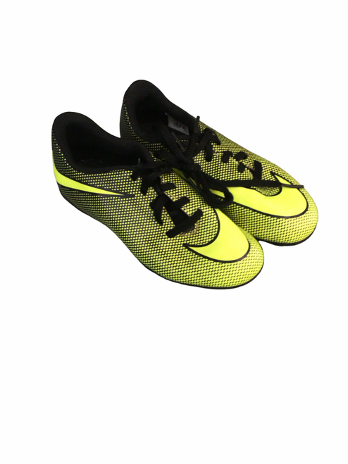 Vist Large View of Product Image Which is Used Nike Soccer Cleats Optic Yellow Youth 13.0