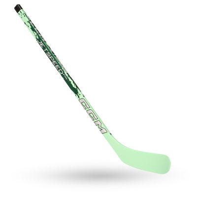 Vist Large View of Product Image Which is CCM Jetspeed FTW Pro Mini Hockey Stick, Left Handed, Mint Green