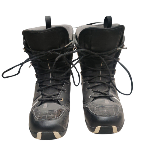 Vist Large View of Product Image Which is Used Salomon LACE UP Mens Snowboard Boots Black Senior 9