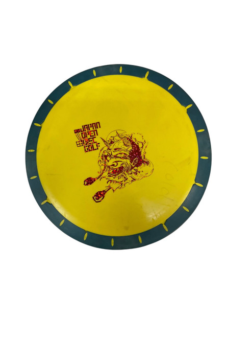 Vist Large View of Product Image Which is Used Innova PUTTER Disc Golf Putter Yellow 172g
