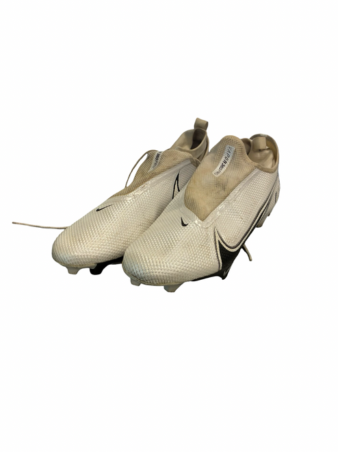 Vist Large View of Product Image Which is Used Nike Adult FB Cleats White Senior 13