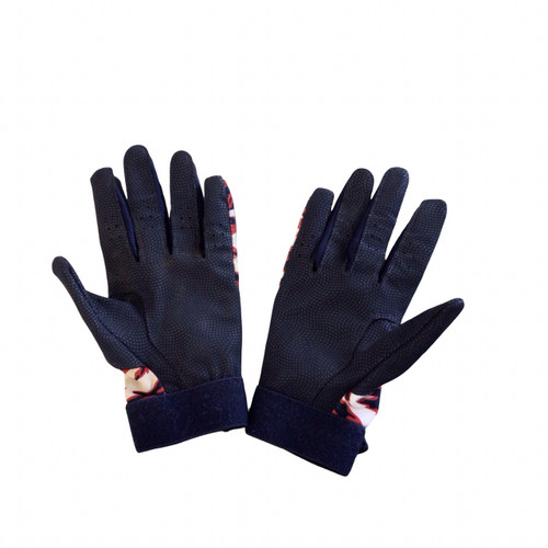 Vist Large View of Product Image Which is Used Under Armour BB/SB Batting Gloves Navy Blue XS