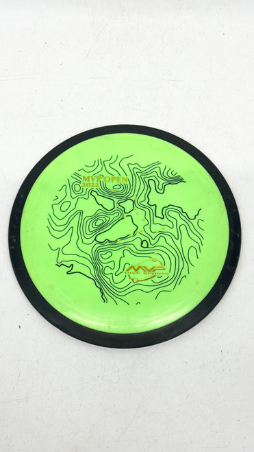 Vist Large View of Product Image Which is Used MVP NEUTRON WAVE Disc Golf Driver Neon Green 173g