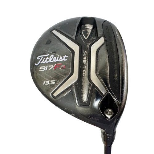 Vist Large View of Product Image Which is Used Titleist 917F3 Men's RH 3 Wood Stiff Flex Graphite Shaft