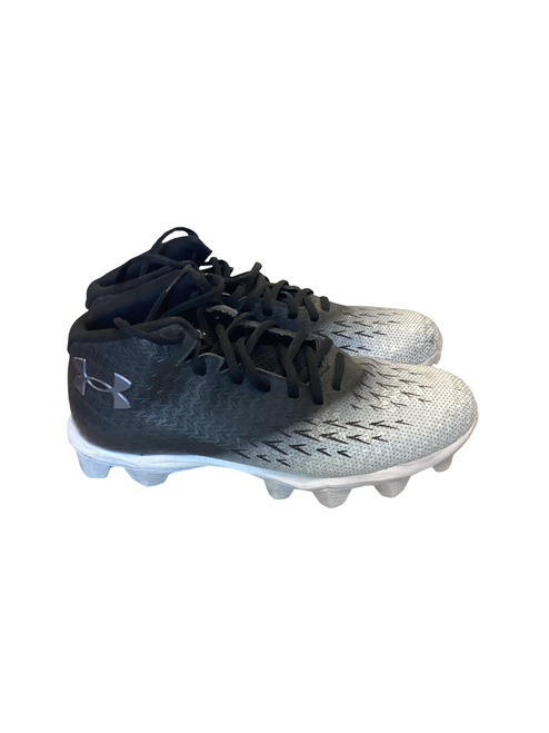 Vist Large View of Product Image Which is Used Under Armour Adult FB Cleats Black Senior 7
