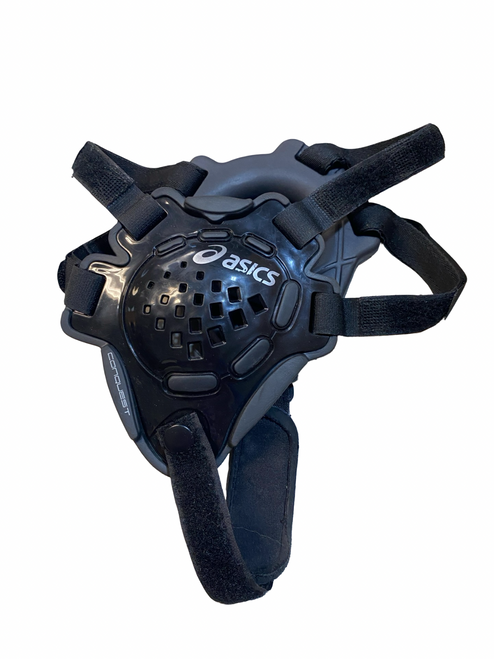 Vist Large View of Product Image Which is Used Asics Wrestling Headgear Black