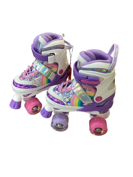 Vist Large View of Product Image Which is Used Sulifeel SPORT Child Rec Fitness Skates White Youth 13.0