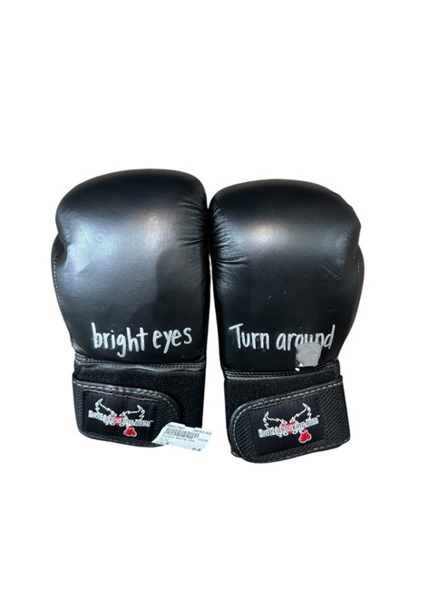 Vist Large View of Product Image Which is Used Century Boxing Gloves Black MD