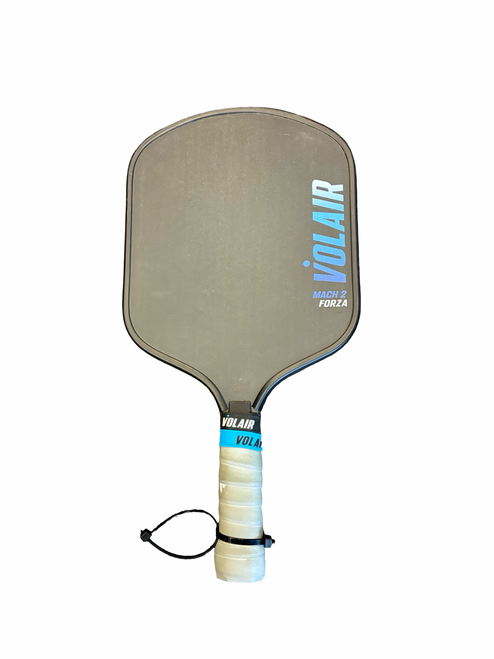 Vist Large View of Product Image Which is Used VOLAIR MACH 2 FORZA Pickleball Racquet Black