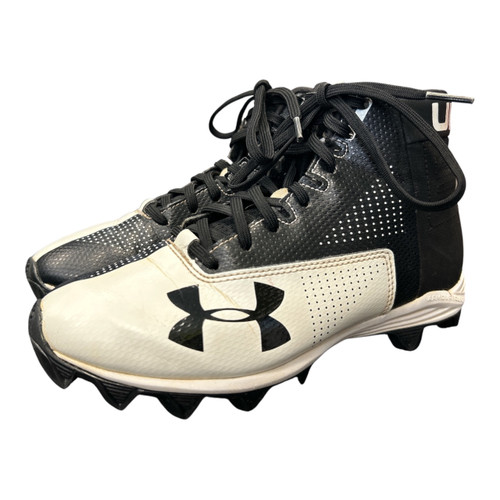 Vist Large View of Product Image Which is Used Under Armour RENEGADE RM FB Cleats Black Junior 04.5