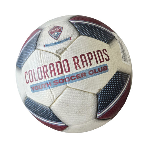 Vist Large View of Product Image Which is Used COLORADO RAPIDS YOUTH CLUB SOCCER BALL All Size Soccer Ball White 5