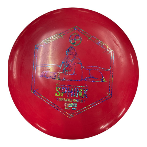 Vist Large View of Product Image Which is Used Infinite Discs SPHINX Disc Golf Driver Red