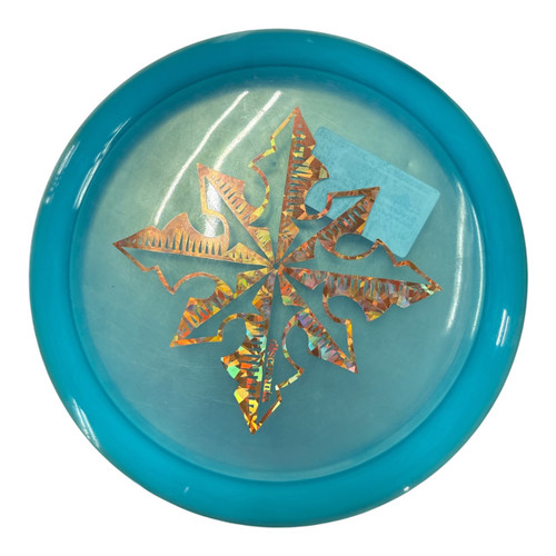 Vist Large View of Product Image Which is Used Discmania SNOWFLAKE Disc Golf Driver Royal Blue