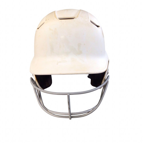 Vist Large View of Product Image Which is Used Easton Z5 7 1/8 - 7 1/2 Batting Helmet w/Mask White L/XL