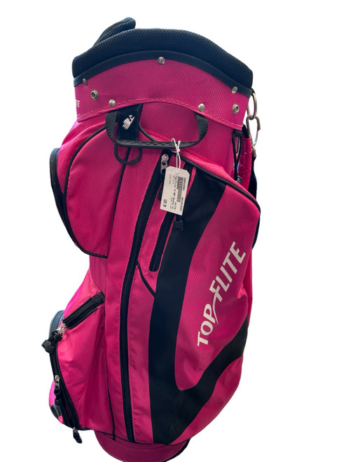 Vist Large View of Product Image Which is Used Top Flite 14 WAY Womens Cart Bag Pink