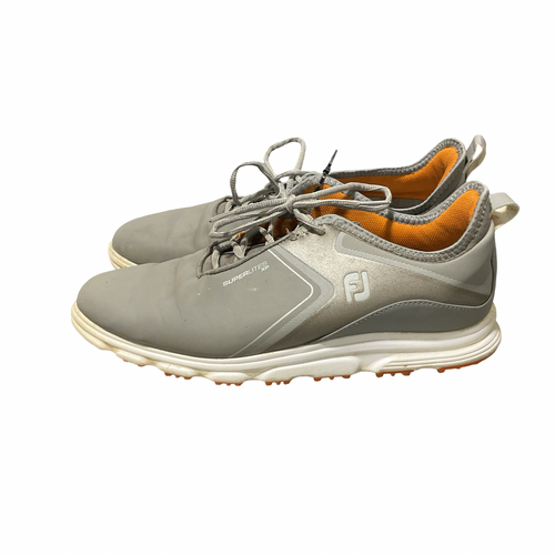 Vist Large View of Product Image Which is Used Foot Joy Mens Golf Shoes Grey Senior 10.5