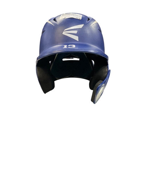 Vist Large View of Product Image Which is Used Easton ELITE X Batting Helmet No Mask Royal Blue One Size