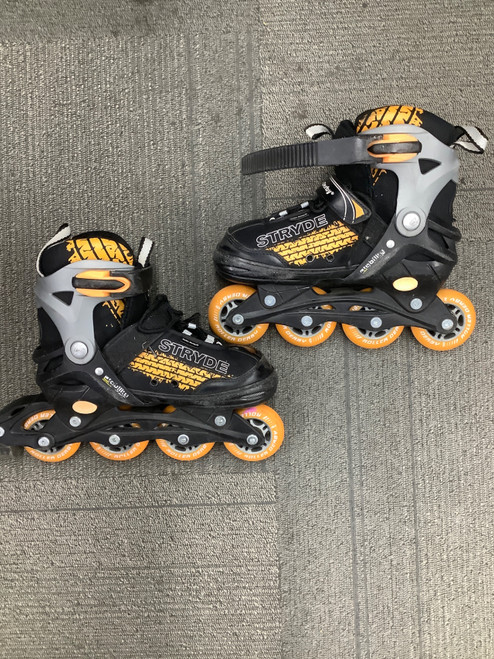 Vist Large View of Product Image Which is Used RollerDerby ADJ 2-5 Child Rec Fitness Skates Black Adjustable