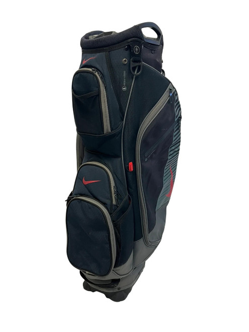 Vist Large View of Product Image Which is Used Nike 14 Way Black/Red Mens Cart Bag  