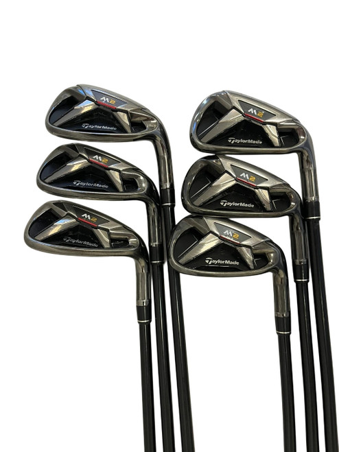 Vist Large View of Product Image Which is Used Taylormade M2 6-AW RH Mens RH Iron Set *Senior Flex*