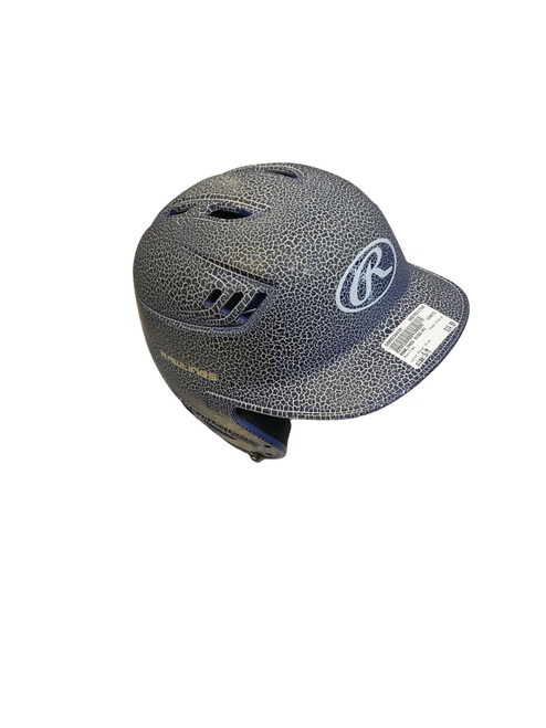 Vist Large View of Product Image Which is Used Rawlings R16S-R1 Batting Helmet No Mask Royal Blue S/M