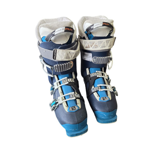 Vist Large View of Product Image Which is Used Salomon QST PRO 90 W SKI BOOTS 26 Womens DH Ski Boot Royal Blue 260 MP - M08 - W09