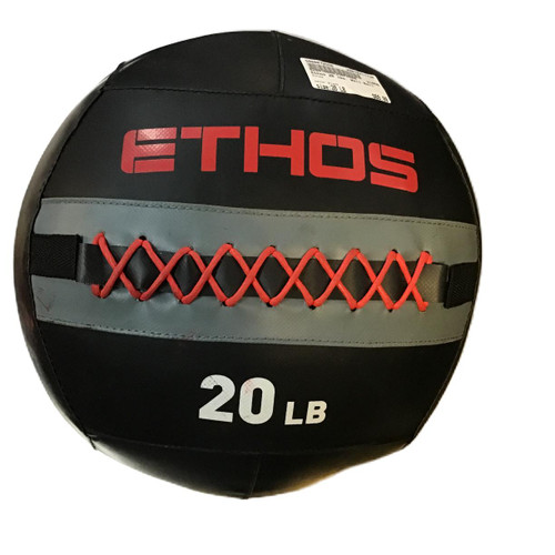 Vist Large View of Product Image Which is Used Ethos Wall Ball Black 20 lb