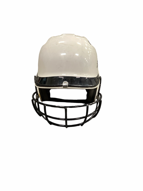 Vist Large View of Product Image Which is Used Adidas ADIDAS CLIMALITE Batting Helmet w/Mask White SM