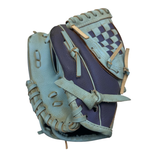 Vist Large View of Product Image Which is Used Marucci TBALL GLOVE LH BB/SB Glove LH Throw Carolina Blue 9"