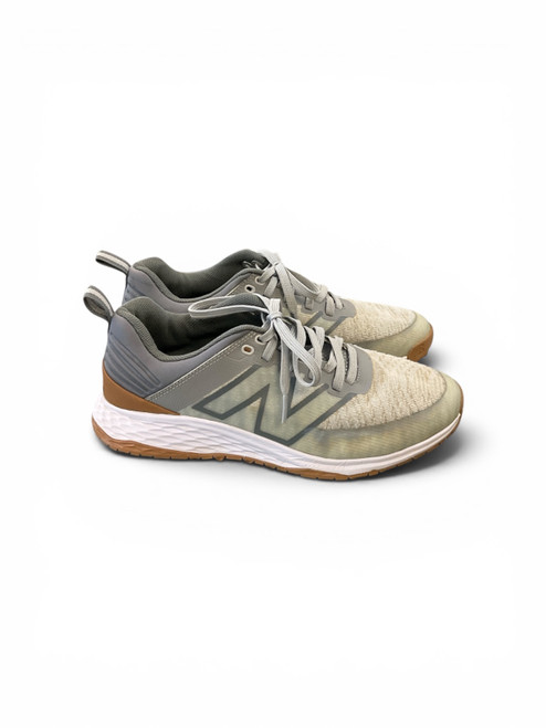 Vist Large View of Product Image Which is Used New Balance FRESH FOAM CONTEND V2 Mens Golf Shoes Grey Senior 8.5