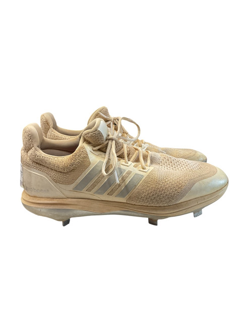Vist Large View of Product Image Which is Used Adidas ULTRABOOST METAL SZ 12 BB/SB Cleats White Senior 12