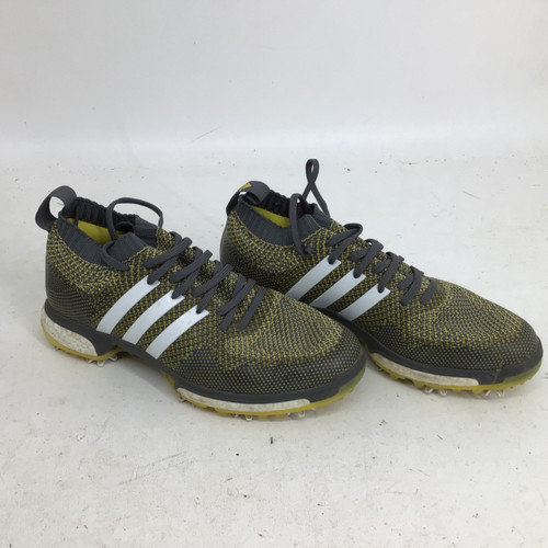 Vist Large View of Product Image Which is Used Adidas TOUR360 KNIT BOOST SR 9 GOLF SHOES Mens Golf Shoes Yellow Senior 9