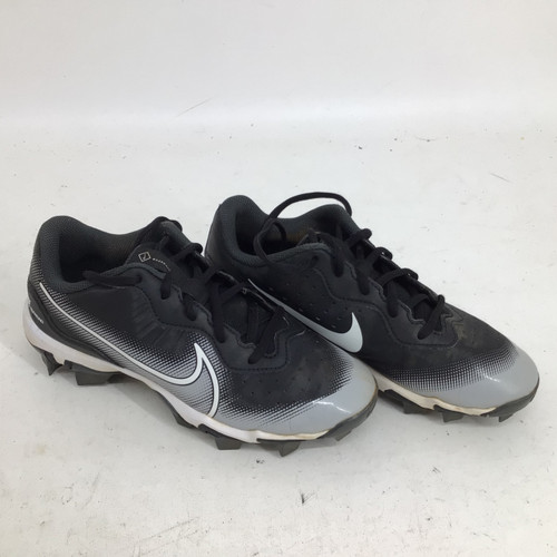 Vist Large View of Product Image Which is Used Nike HUARACHE 4 KEYSTONE JR 6 BB/SB CLEATS BB/SB Cleats Black Junior 06