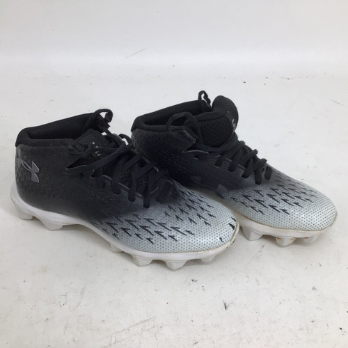 Vist Large View of Product Image Which is Used Under Armour SPOTLIGHT FRANCHISE 4.0 JR 3.5 FB CLEATS Jr FB Cleats Black Junior 03.5