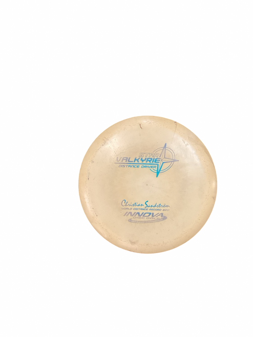 Vist Large View of Product Image Which is Used Innova STAR VALKYRIE Disc Golf Driver Yellow