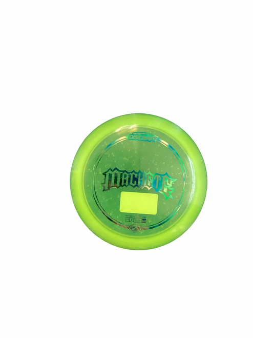 Vist Large View of Product Image Which is Used Discraft MACHETE Disc Golf Driver Neon Green