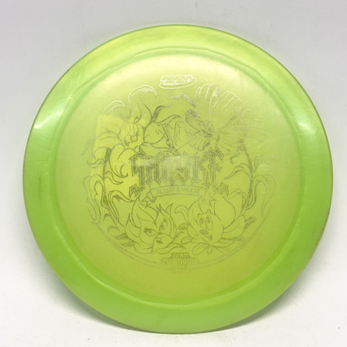 Vist Large View of Product Image Which is Used Innova CHAMPION SHRYKE JESSICA WEESE Disc Golf Driver Neon Green 174g