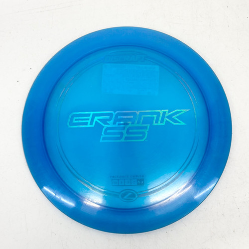 Vist Large View of Product Image Which is Used Discraft Z LINE CRANK SS Disc Golf Driver Royal Blue 174g
