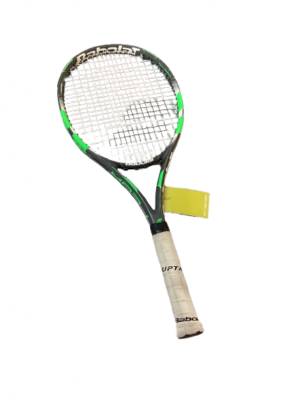 Vist Large View of Product Image Which is Used Babolat FLOW LITE Adult Tennis Racquet Grey 4 3/8"