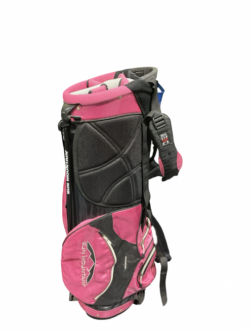 Vist Large View of Product Image Which is Used Sun Mountain PNK STAND BAG Womens Stand Bag Pink