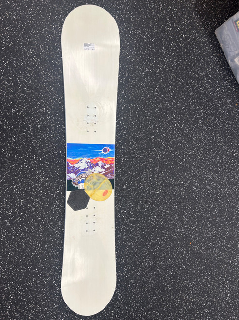 Vist Large View of Product Image Which is Used NEVER SUMMER Mens Snowboard Only White 157 cm