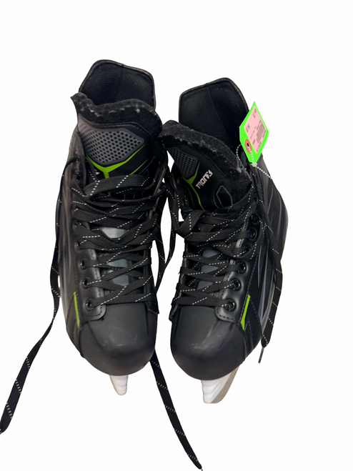 Vist Large View of Product Image Which is Used TRON X STRYKER Junior Ice Hockey Skates Size 05 - Near New