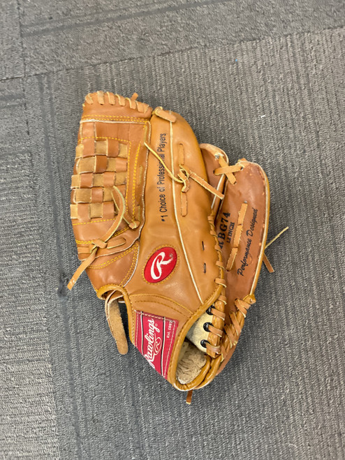 Vist Large View of Product Image Which is Used Rawlings DEREK JETER BB/SB Glove RH Throw Brown 12"