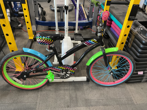 Vist Large View of Product Image Which is Used LMM LET YOU BE YOU BIKE Cruiser Bike Girls Black 20"