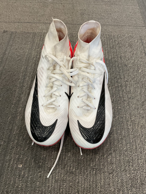 Vist Large View of Product Image Which is Used Nike MERCURIAL AIR ZOOM Soccer Cleats White Senior 6.5
