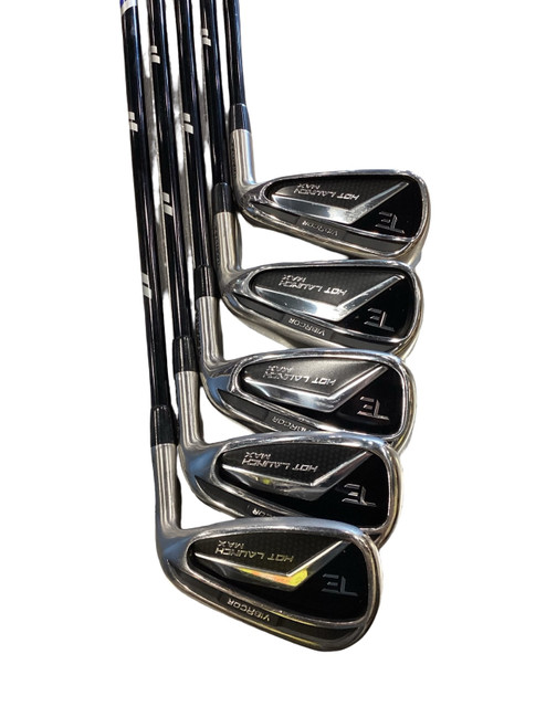 Vist Large View of Product Image Which is Used Tour Edge HOT LAUNCH MAX VIBECORE Mens Iron Set RH 5I-PW