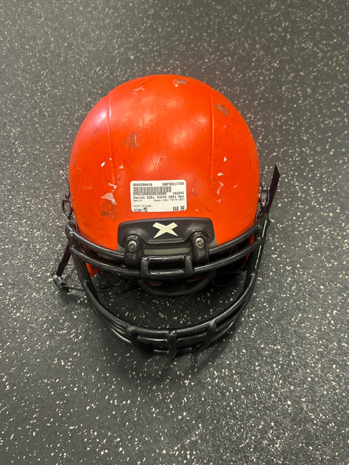 Vist Large View of Product Image Which is Used Xenith X2E+ YOUTH 2021 FB Helmet Orange MD
